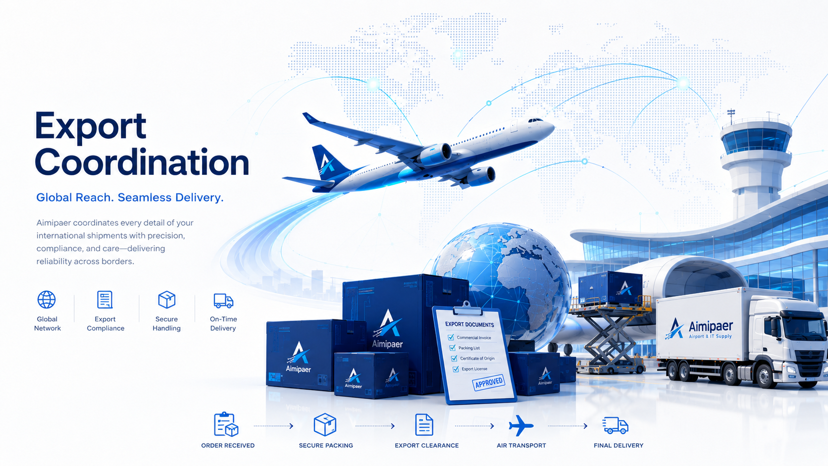 Export and delivery coordination visual
